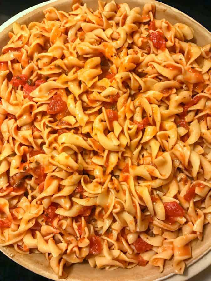 pizza pasta casserole