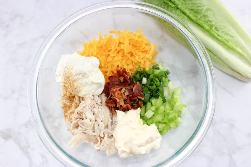 Chicken Lettuce Wraps bowl