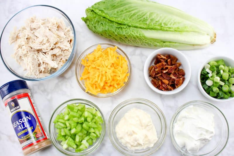 Chicken Lettuce Wraps ingredients