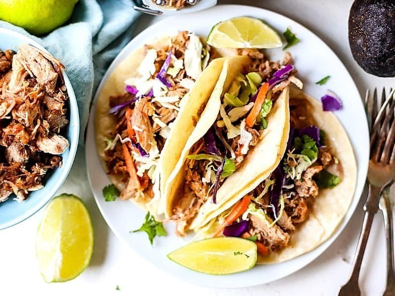 Crock Pot Pulled Pork Tacos from Suburban Simplicity