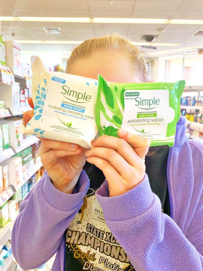 tips for teen skin care on the go wipes close