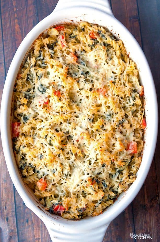 Spinach Artichoke Jalapeno Bake from The Bewitchin Kitchen 