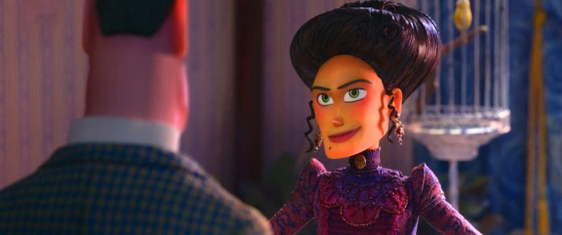 Adelina Fortnight voiced by Zoe Saldana in director Chris Butlerâ€™s MISSING LINK, a Laika Studios Production and Annapurna Pictures release. Credit : Laika Studios / Annapurna Pictures