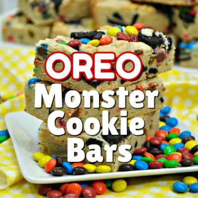 Oreo Monster Cookie Bars