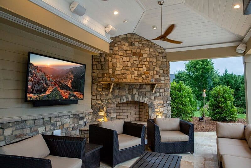 outdoor 4k hd tv