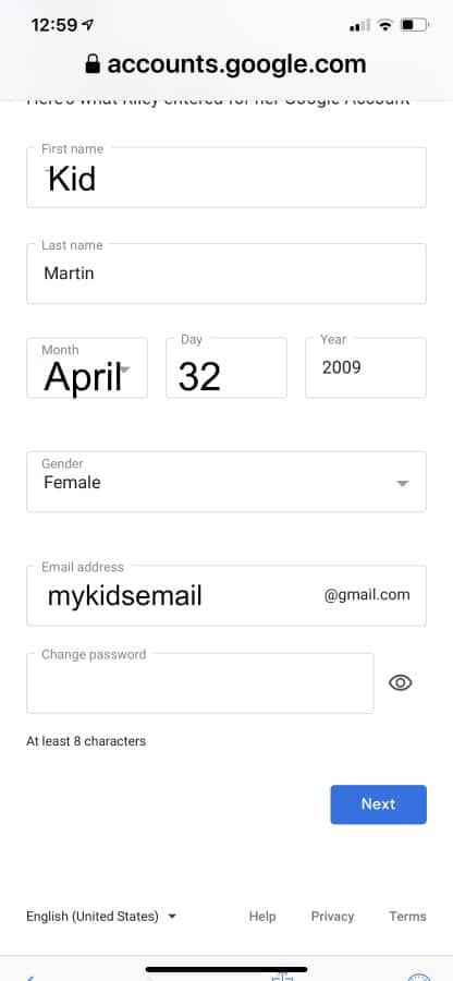 set up google account for kids Keeping Kids Safe Online