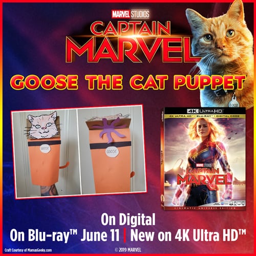 captain marvel goose puppet