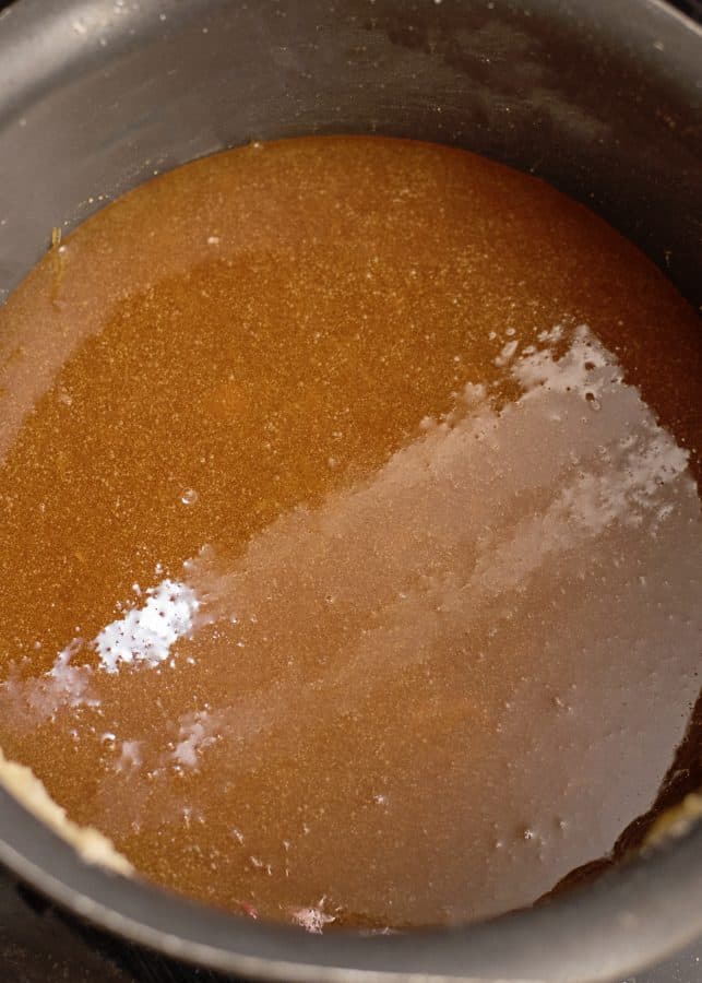 making caramel sauce heavy cream