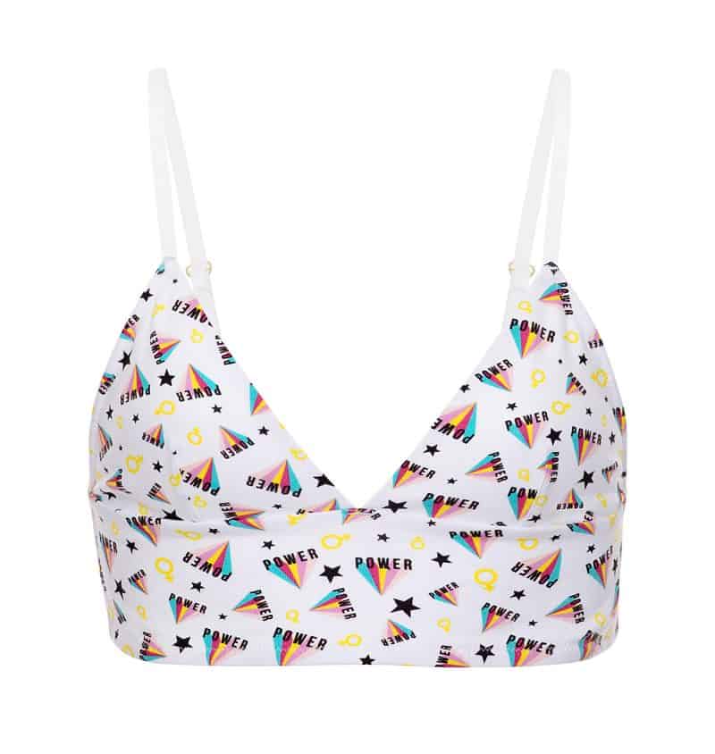 teen tween comfort bra Sirimavo Power Print_Front