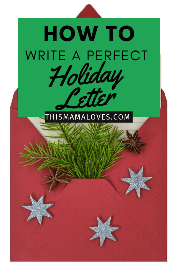 holiday letter example