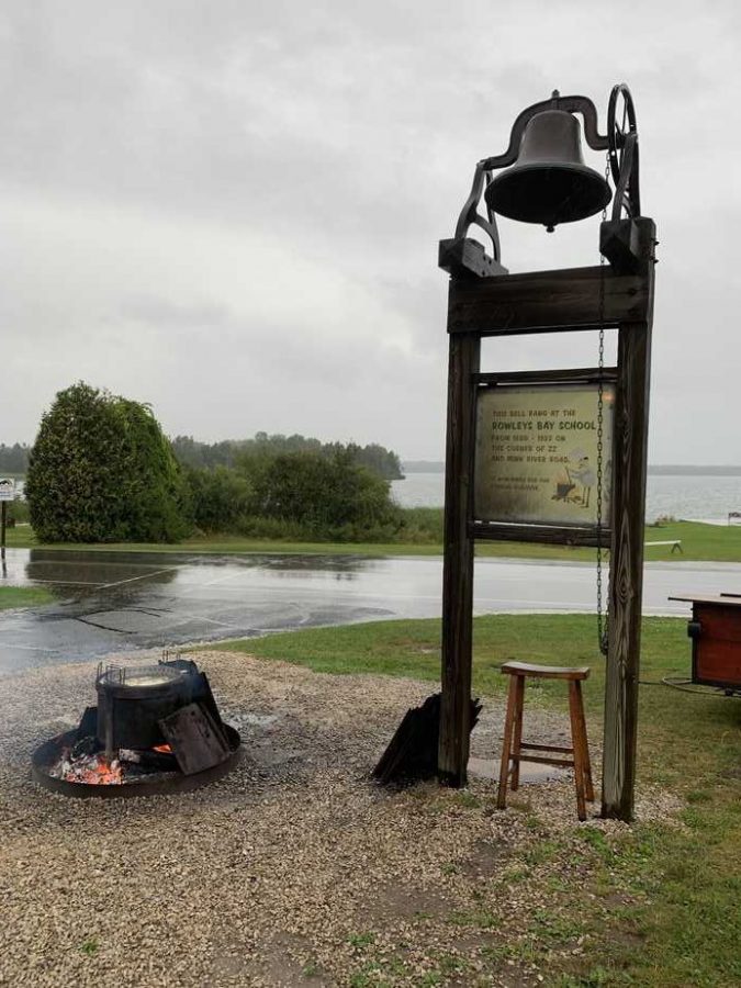 rowleys bay fish boil sign