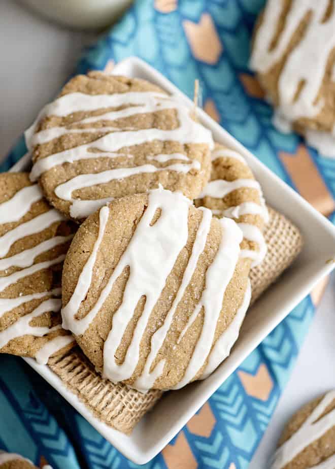 Iced Molasses cookie