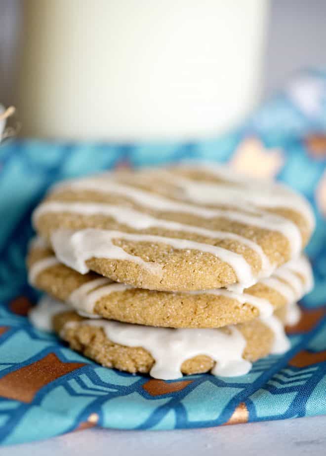 Iced Molasses cookie
