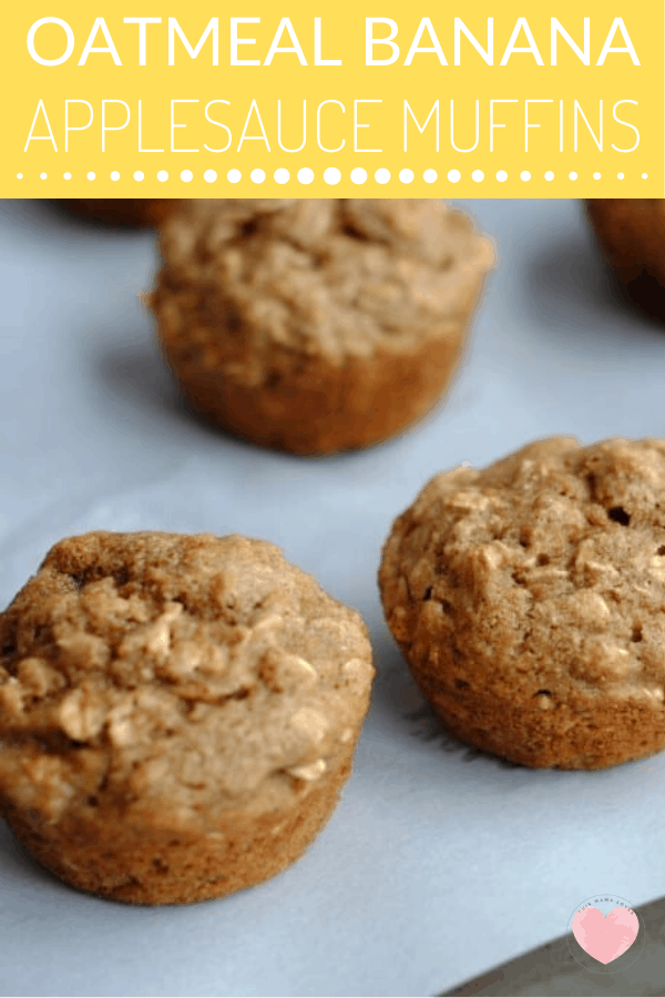 oatmeal banana applesauce muffins