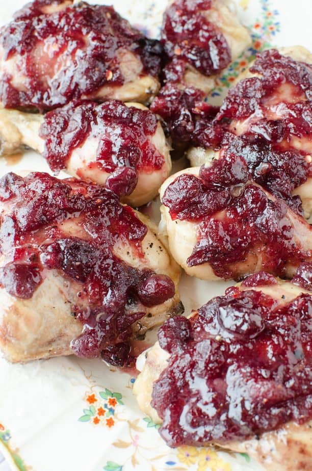 Spicy Cranberry Ginger Baked Chicken