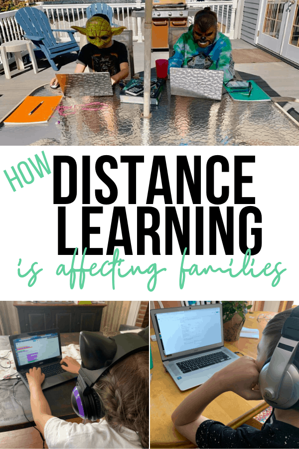How distance learning is affecting families