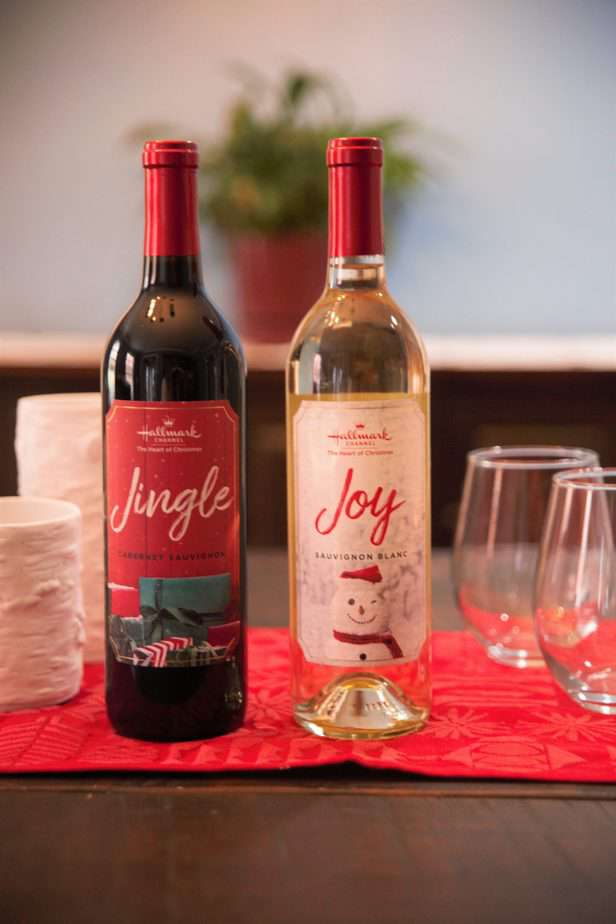 bottle of jingle and joy wines from hallmark channel 