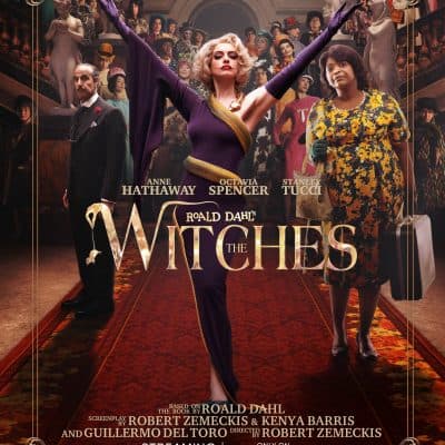 movie poster for roald dahl's the witches
