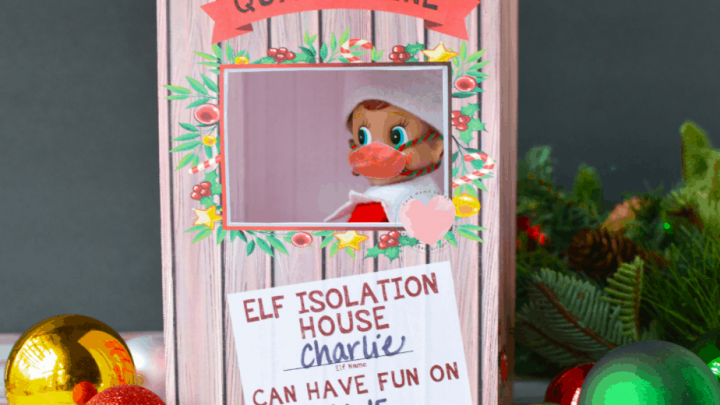 Printable Elf on the Shelf Quarantine Box (and Elf mask!) - This Mama Loves printable-elf-on-the-shelf-quarantine-box-and-elf-mask-this-mama-loves