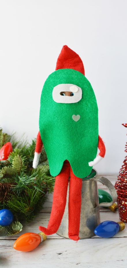 Among Us Elf on the Shelf Costume - This Mama Loves