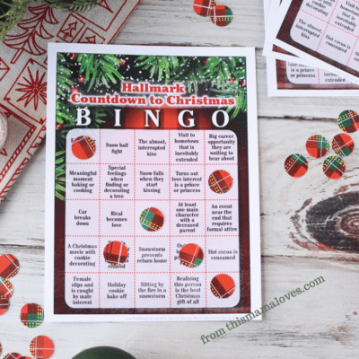 {Printable} Hallmark Christmas Movie Bingo