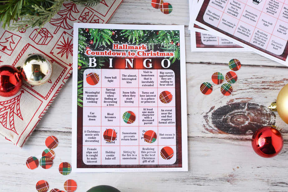 Hallmark Christmas Movie Bingo