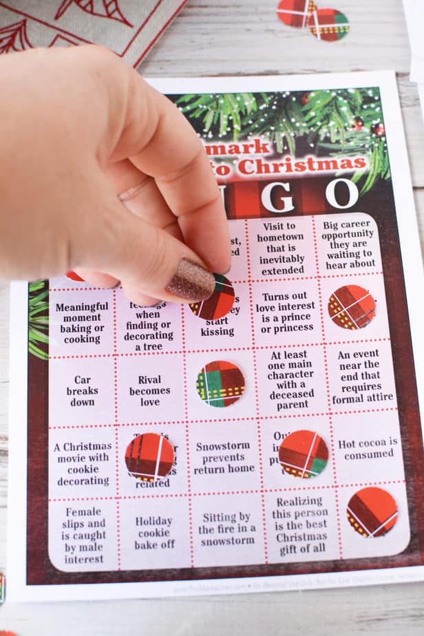 Hallmark Christmas Movie Bingo