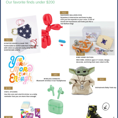 Here are some great gift ideas for kids in a variety of price ranges so you can find something they will enjoy and you can afford.