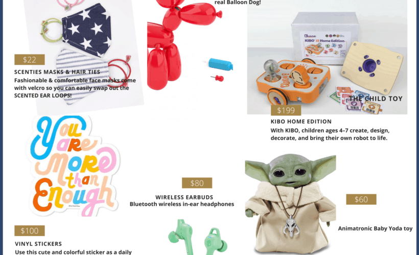 Here are some great gift ideas for kids in a variety of price ranges so you can find something they will enjoy and you can afford.
