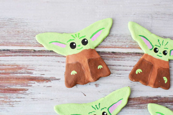 Yoda Salt Dough Ornaments