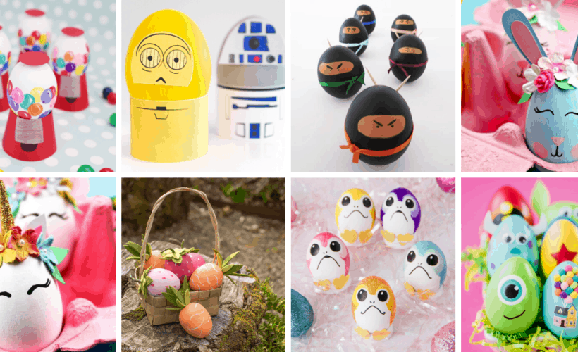 20 Decorated Easter Eggs Kids Will Love