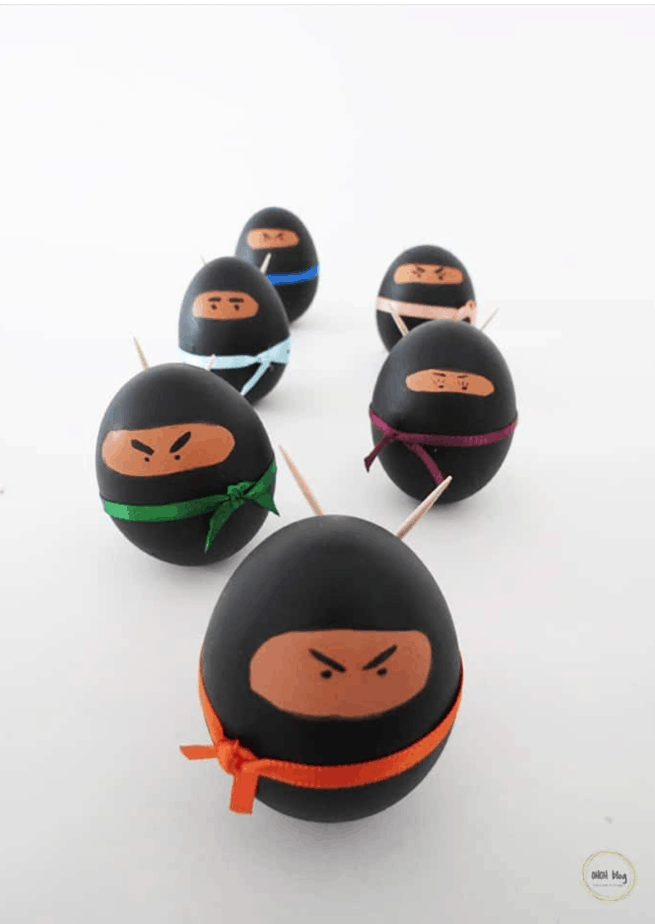 Ninja Eggs from Oh Oh Deco