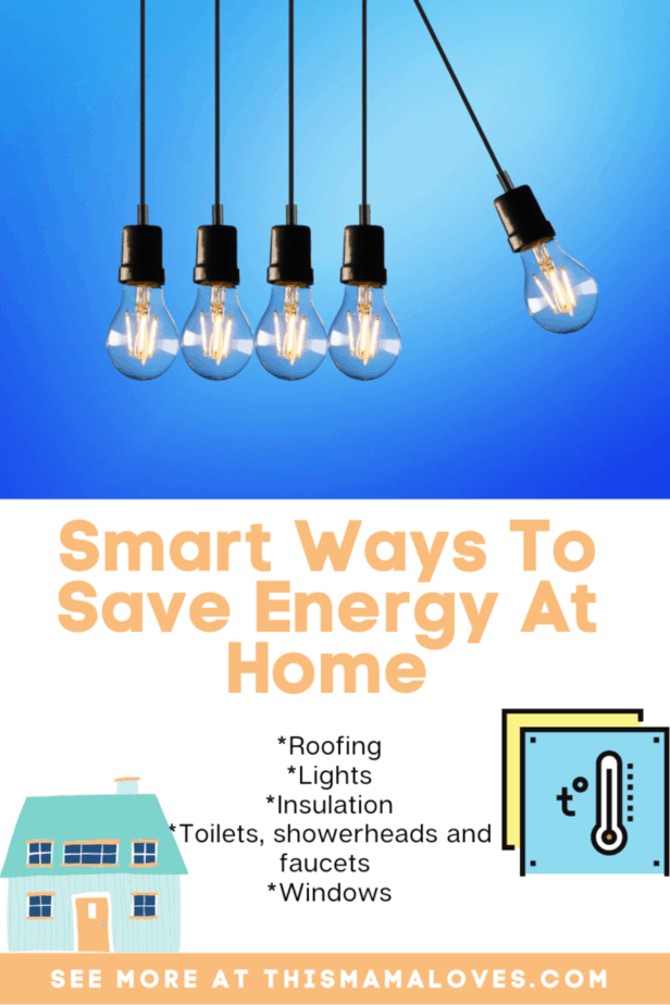talk about some ways to save energy at home