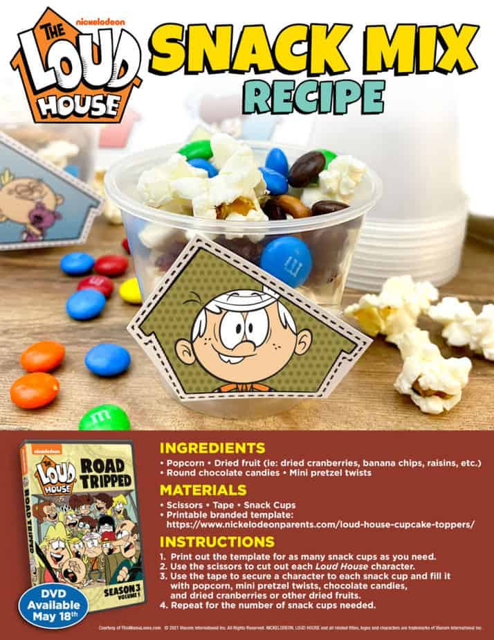The Loud House Snack Mix This Mama Loves The Loud House Snack Mix This Mama Loves