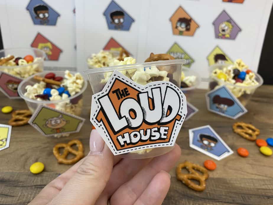 loud house recipe trail mix toppers