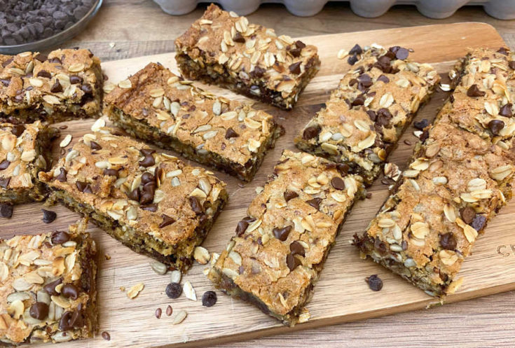 recipe for Copycat Simply Delicious Snack Bars Chocolate Chip Oatmeal Snack Bars