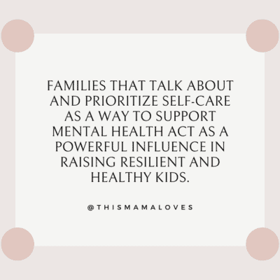 Making Self-Care a Family Priority